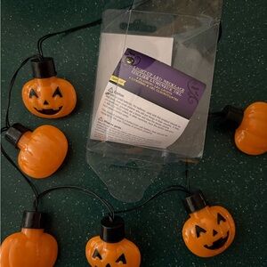 Spooky Glow Pumpkin LED String Lights